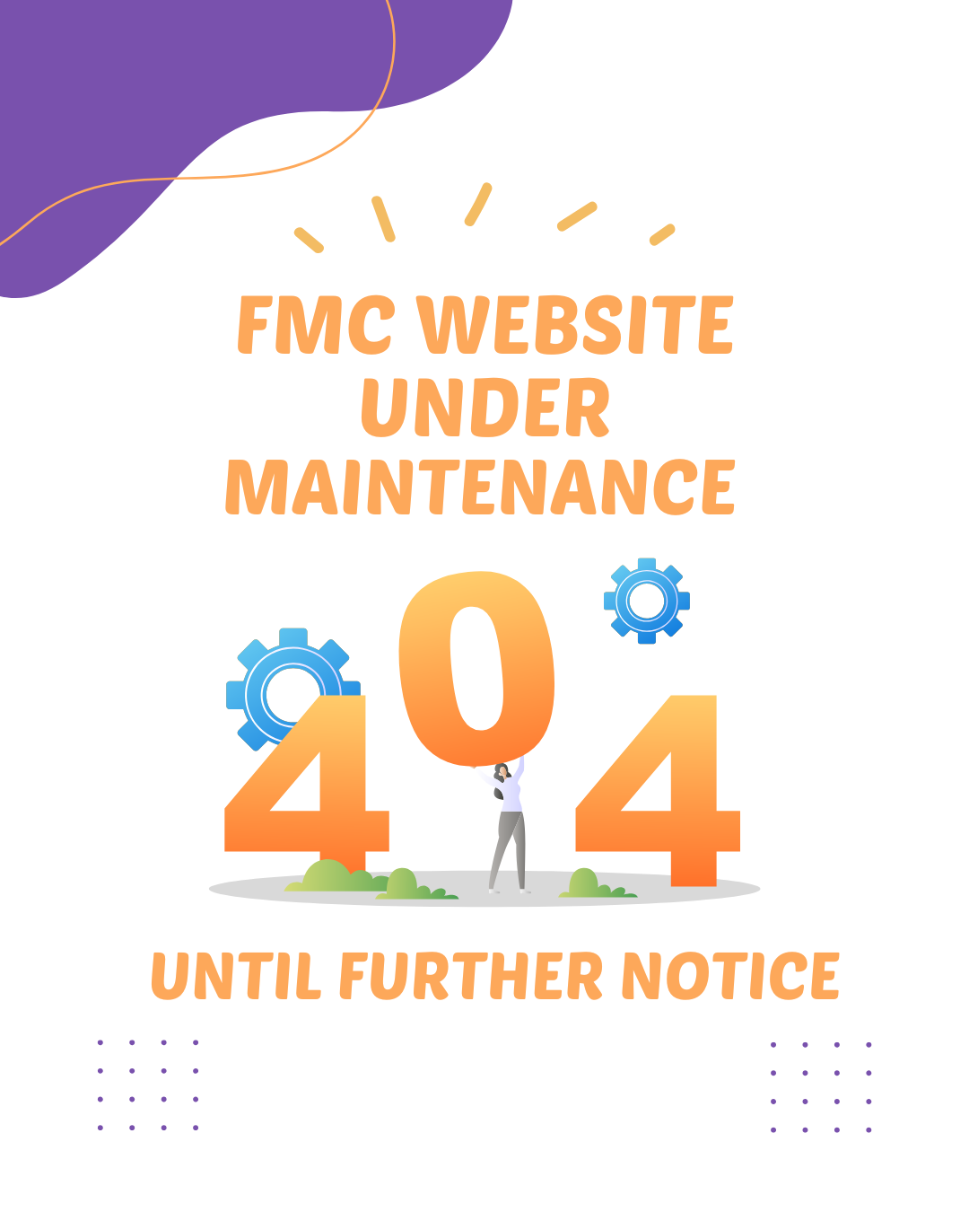 FMC Website Under Maintenance - 404